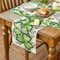 Clover Shamrocks Eucalyptus Buffalo Plaid St.Patrick's Day Table Runner, Seasonal Kitchen Dining Table Runner for Home Party Decor 13x36 Inch